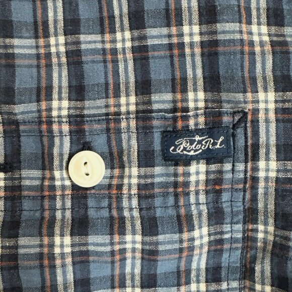 Polo Ralph Lauren Anchor Men’s Button Down Two Pocket Sailing Shirt (S) - Picture 3 of 4